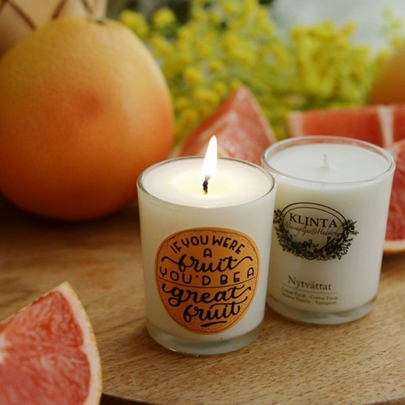 かわいいローソク二つ